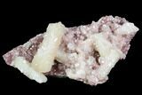 Stilbite and Apophyllite Crystal Cluster - India #97838-1